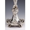 ORFEVRE MERITE – PAIRE DE CANDÉLABRES EN ARGENT MASSIF XIXE 60