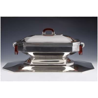 GOLDSMITH AUGUSTE LEROY – STERLING SILVER CENTERPIECE CIRCA 1930