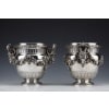 BOIN TABURET – PAIRE DE RAFRAICHISSOIRS ARGENT MASSIF LOUIS XVI – XIXE 30