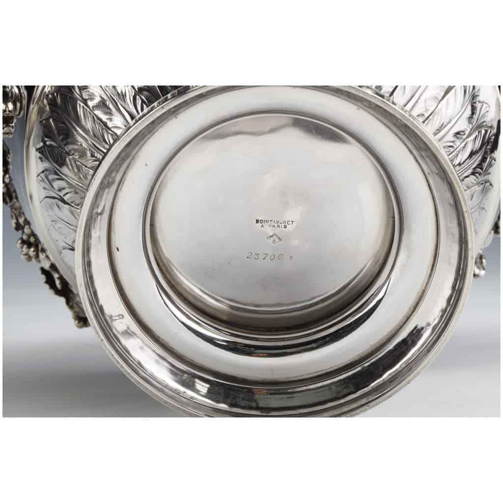 BOIN TABURET – PAIR OF LOUIS STERLING SILVER COOLERS XVI - XIXE26