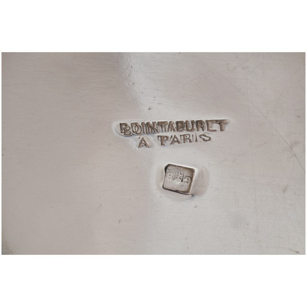 BOIN TABURET – PAIRE DE RAFRAICHISSOIRS ARGENT MASSIF LOUIS XVI – XIXE 28