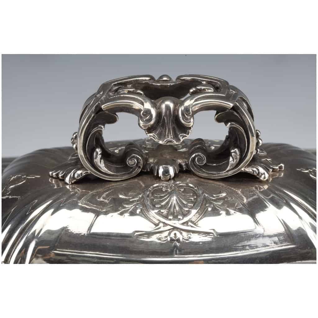 PUIFORCAT – VEGETABLE PIER AND ITS DISPLAY IN FINE STERLING SILVER XIXE7