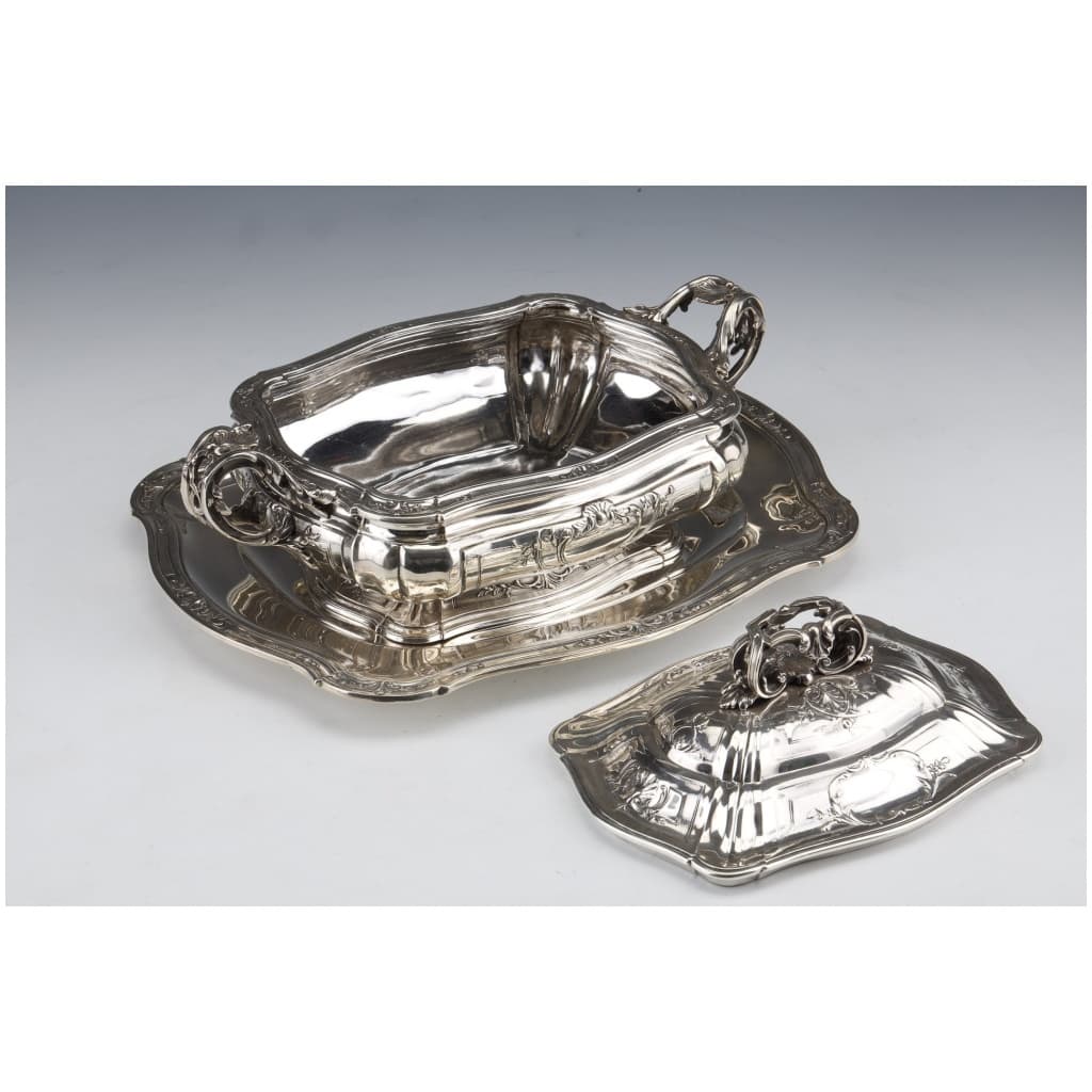 PUIFORCAT – VEGETABLE PIER AND ITS DISPLAY IN FINE STERLING SILVER XIXE13