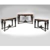 Console and pair of Louis XIV style consoles, XIXand 15