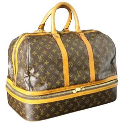 Large Louis Vuitton bag with double compartments