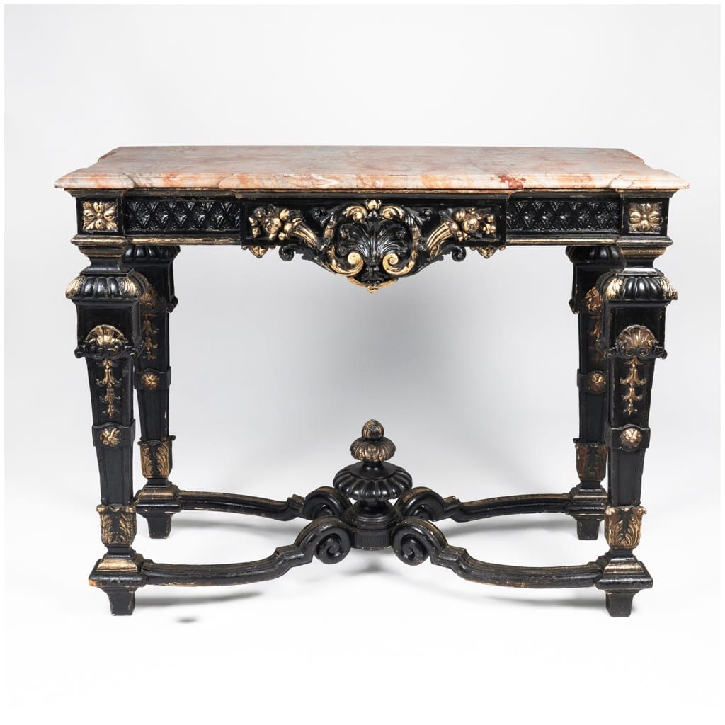 Console et paire de consoles de style Louis XIV, XIXe 12