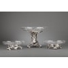 ORFÈVRE CARDEILHAC – GARNITURE DE TABLE TROIS COUPES EN ARGENT MASSIF ET CRISTAL XIXÈ 18