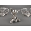 ORFÈVRE CARDEILHAC – GARNITURE DE TABLE TROIS COUPES EN ARGENT MASSIF ET CRISTAL XIXÈ 23