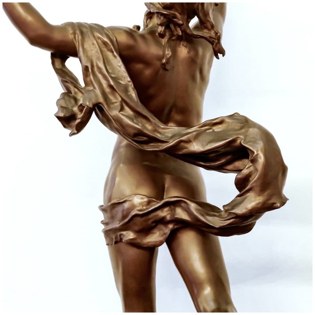 Sculpture – Orphée Aux Enfers, Charles Raoul Verlet (1857-1923) – Bronze ​​​​​​ 8