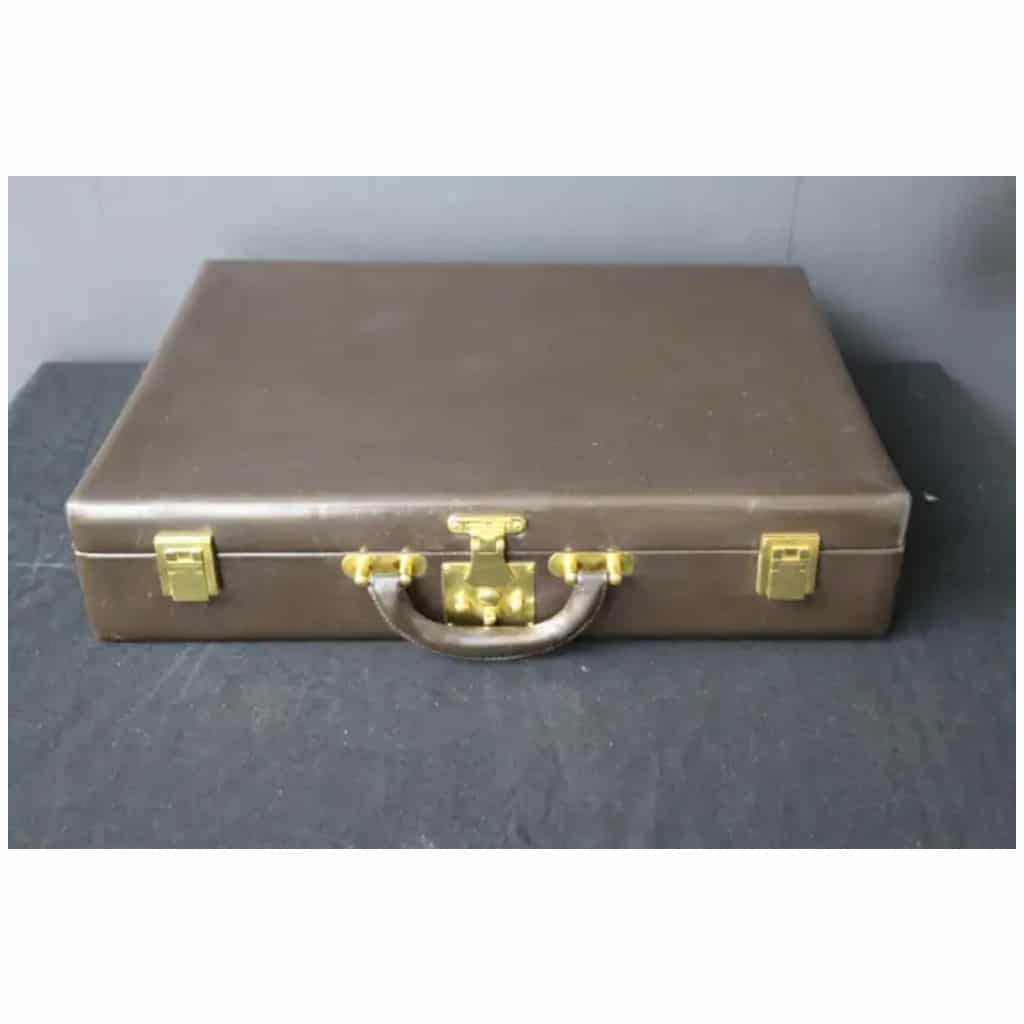 Hermès briefcase in brown leather, Hermès briefcase 4