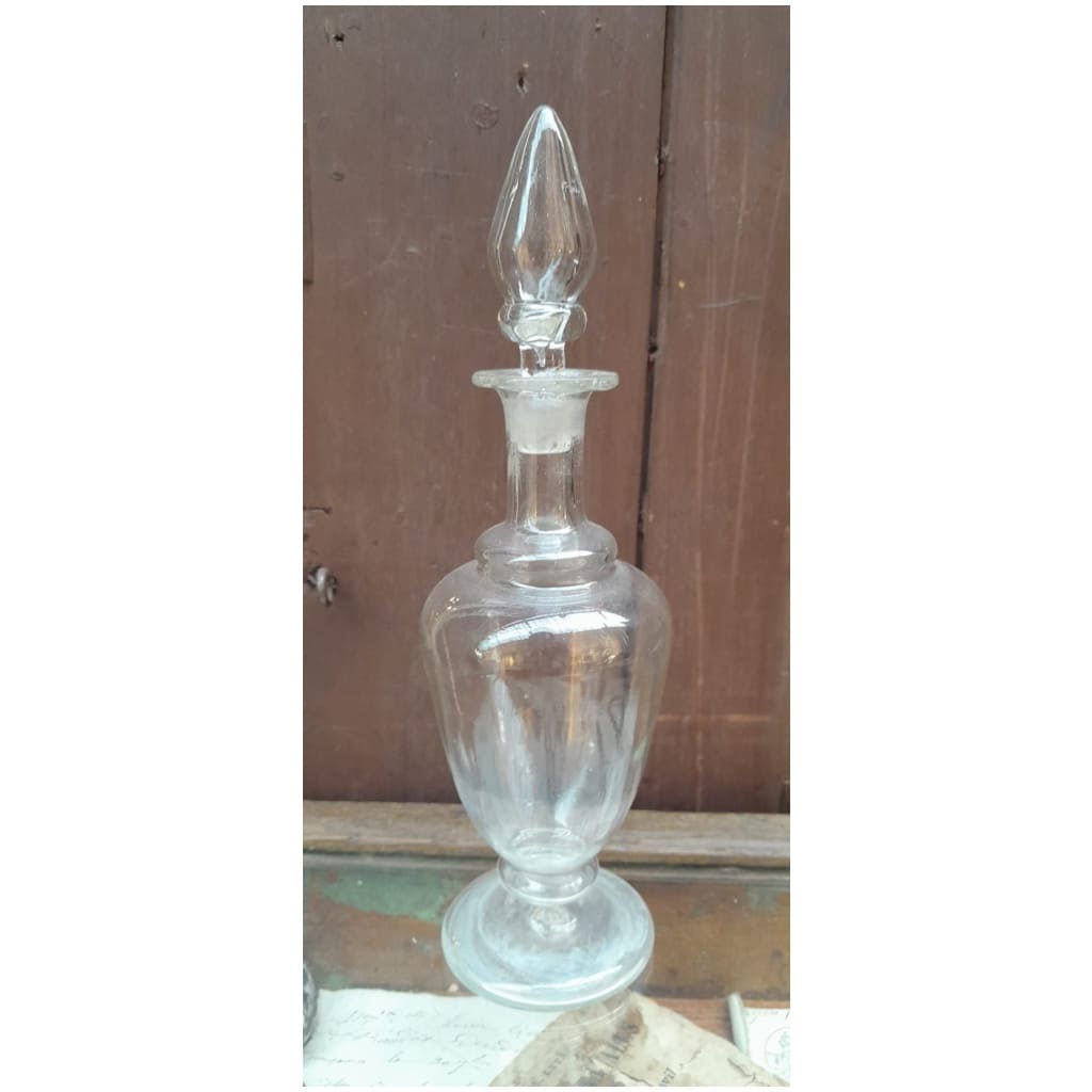 Blown glass liquor carafe, XVIIIth 5