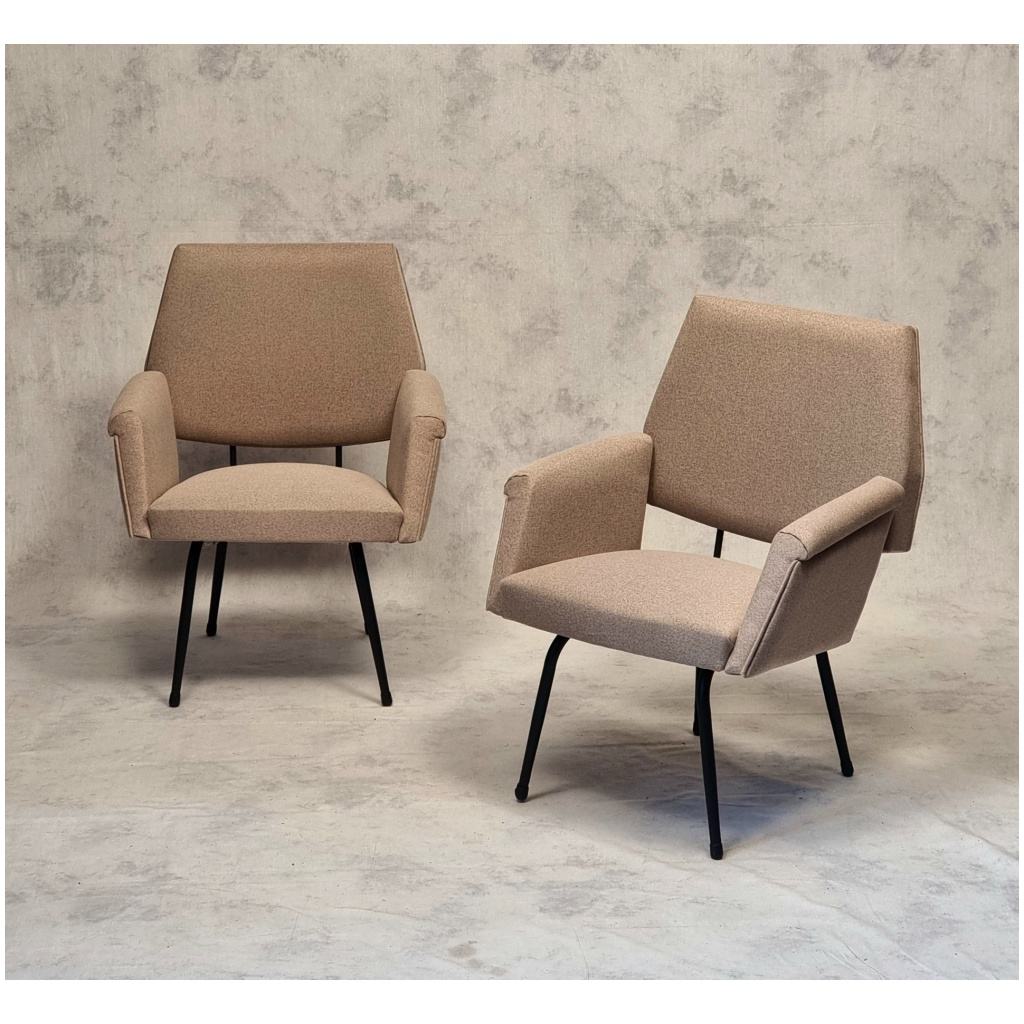 Paire de Fauteuils Français – Moderniste – Ca 1950 4