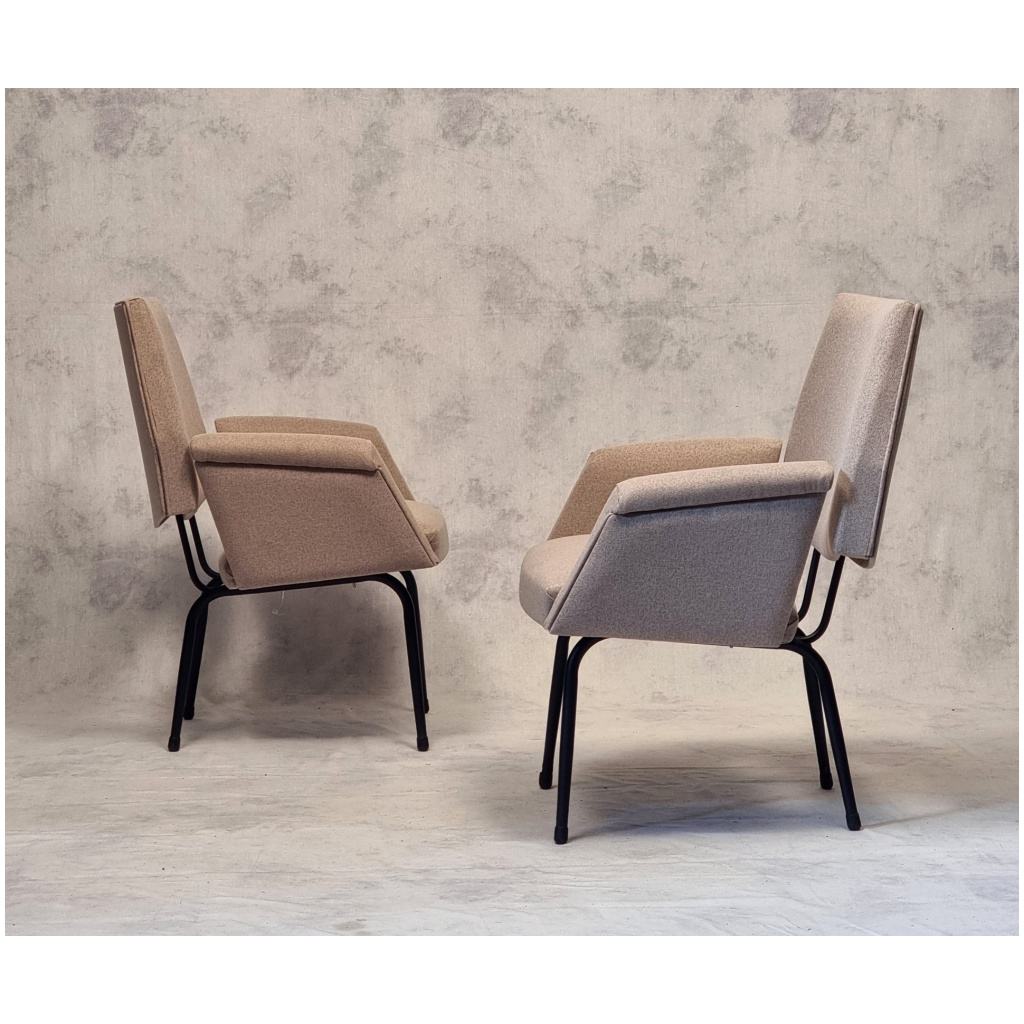 Pair of French Armchairs – Modernist – Ca 1950 5