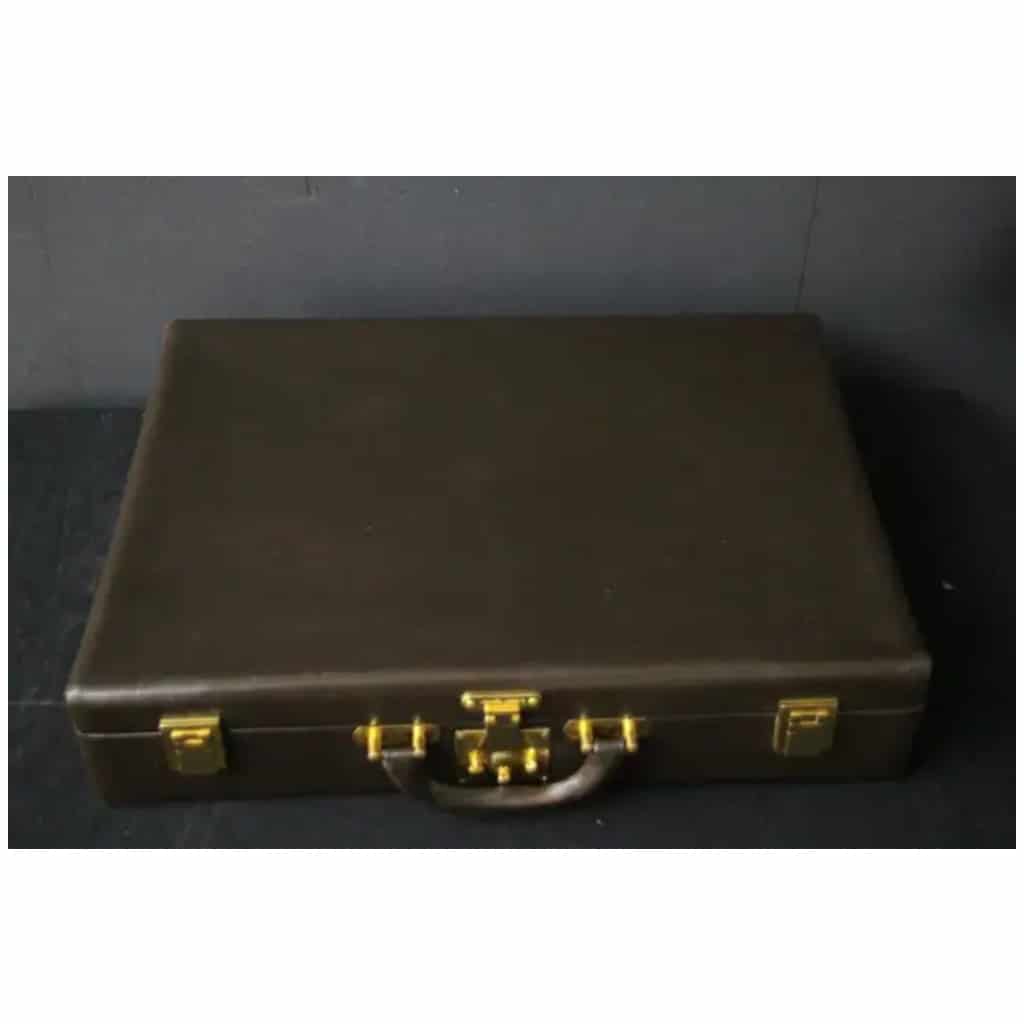 Hermès briefcase in brown leather, Hermès briefcase 8