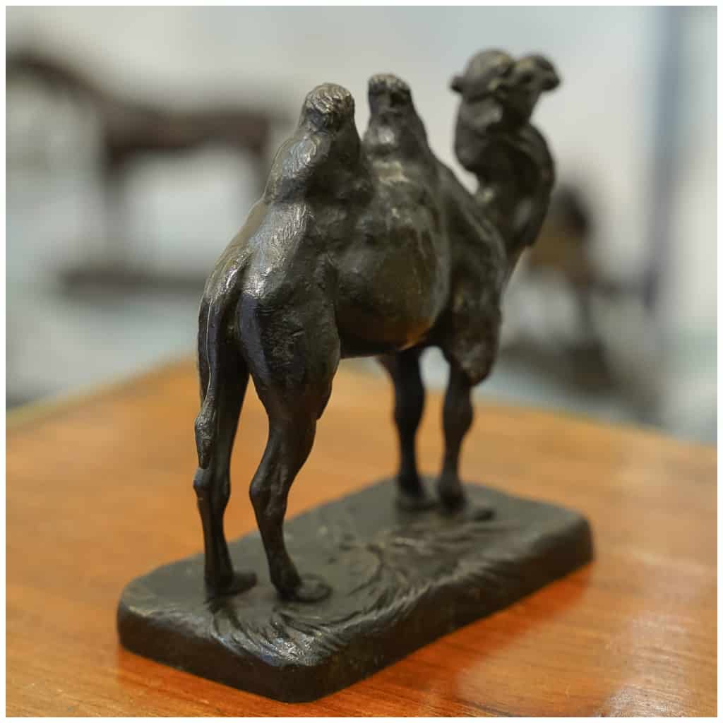 Sculpture – Le Chameau , Alfred Barye (1839-1895) – Bronze 7