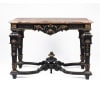 Console and pair of Louis XIV style consoles, XIXand 21