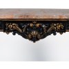 Console and pair of Louis XIV style consoles, XIXand 22