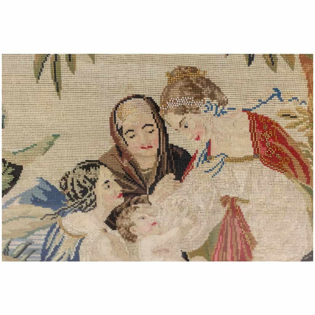 Orientalist style petit point tapestry. Circa 1880. 8