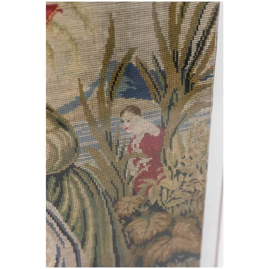 Orientalist style petit point tapestry. Circa 1880. 10