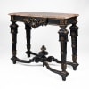 Console and pair of Louis XIV style consoles, XIXand 23