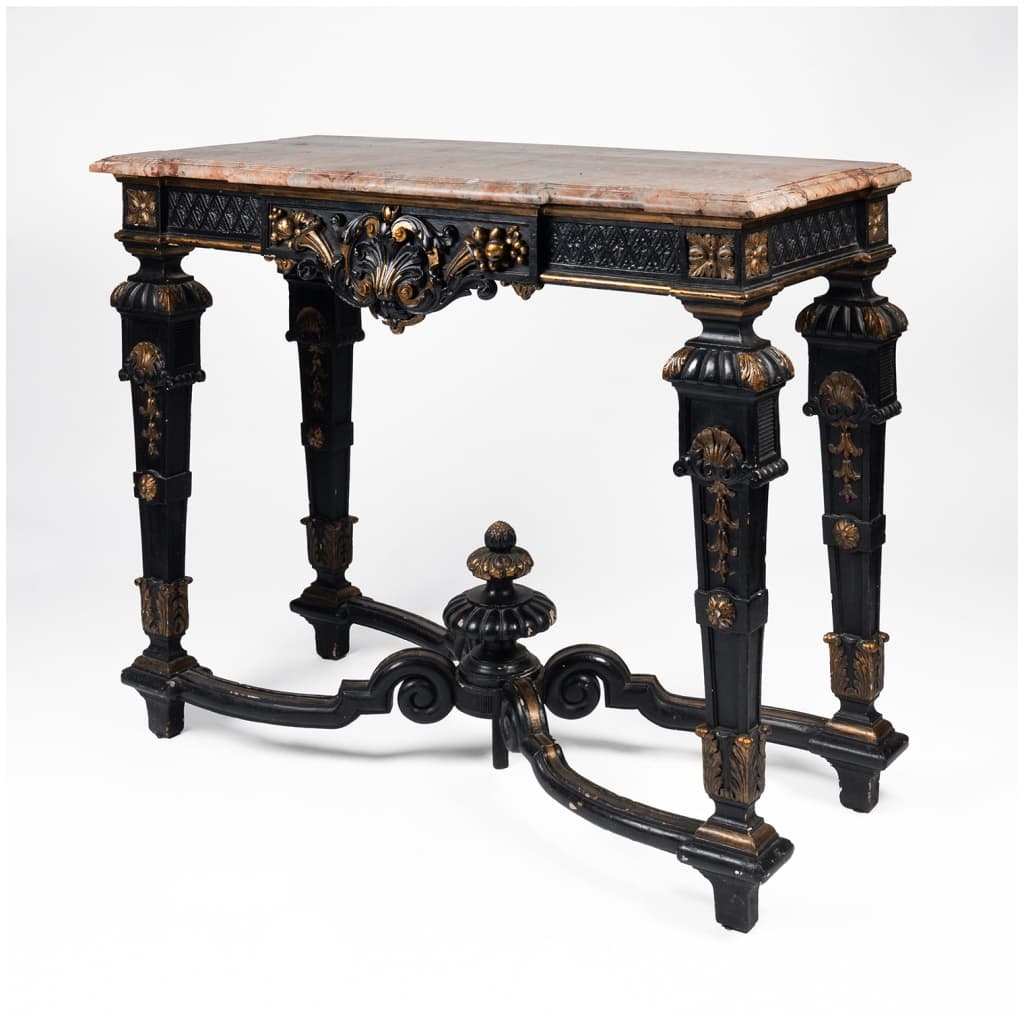 Console et paire de consoles de style Louis XIV, XIXe 11