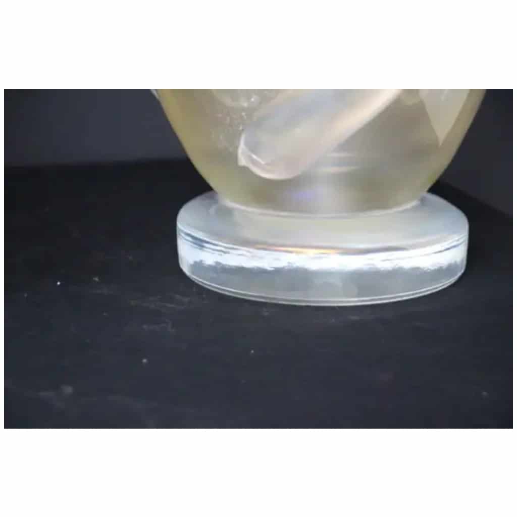 Paire de grands vases en verre de Murano nacré, irisé par Costantini 11