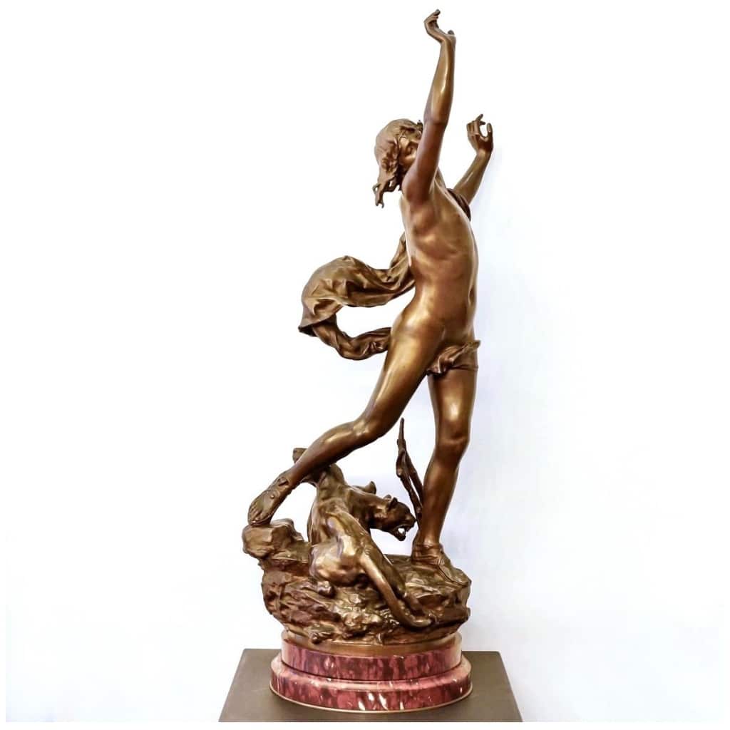 Sculpture – Orphée Aux Enfers , Charles Raoul Verlet (1857-1923) – Bronze ​​​​​​ 7