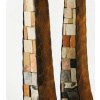 1960 Pair of mosaic candlesticks Atelier Vallauris 9