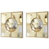 1960 Paire de Miroirs de sorcière de la Maison Roche 8