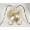 1960 Paire d’appliques en laiton doré de la Maison Honoré 8