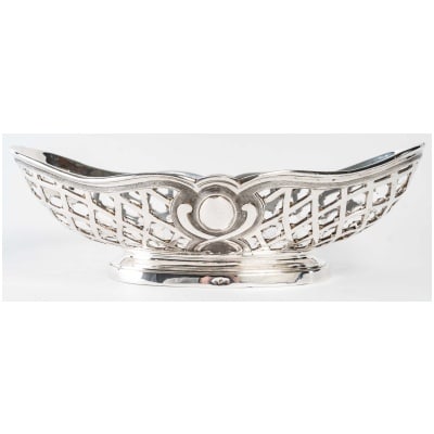 GOLDSMITH SOUCHE LAPPARRA – STERLING SILVER BASKET CIRCA 20th