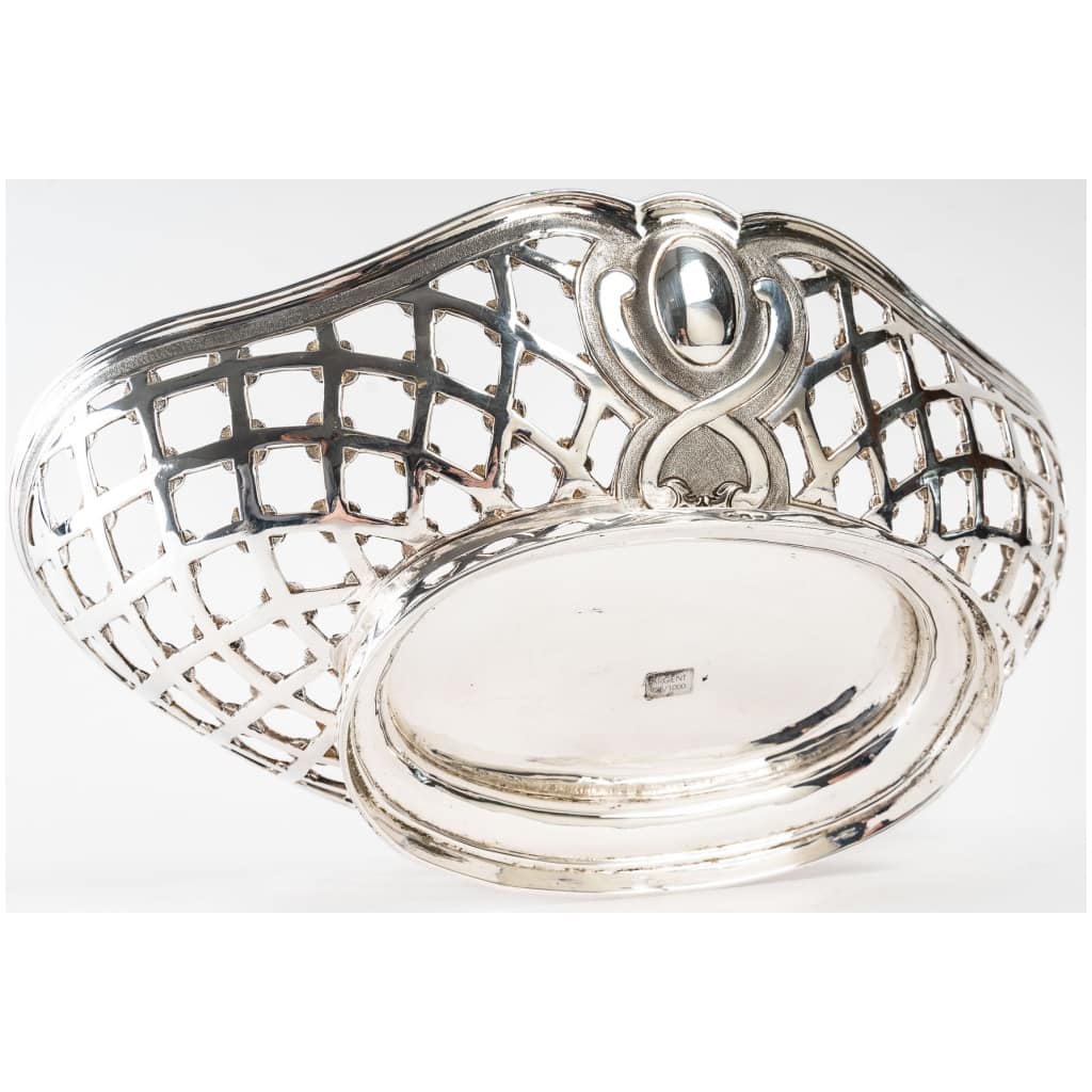 GOLDsmith SOUCHE LAPPARRA – STERLING SILVER BASKET CIRCA 23th century XNUMX