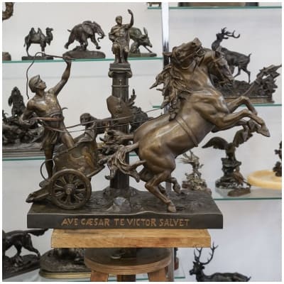 Sculpture – “Ave Cesar Te Victor Salvet”, Émile – Louis Picault (1833-1915)
