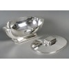Jean Tetard – Centre De Table Soupière Moderniste Art Déco Argent Massif 21