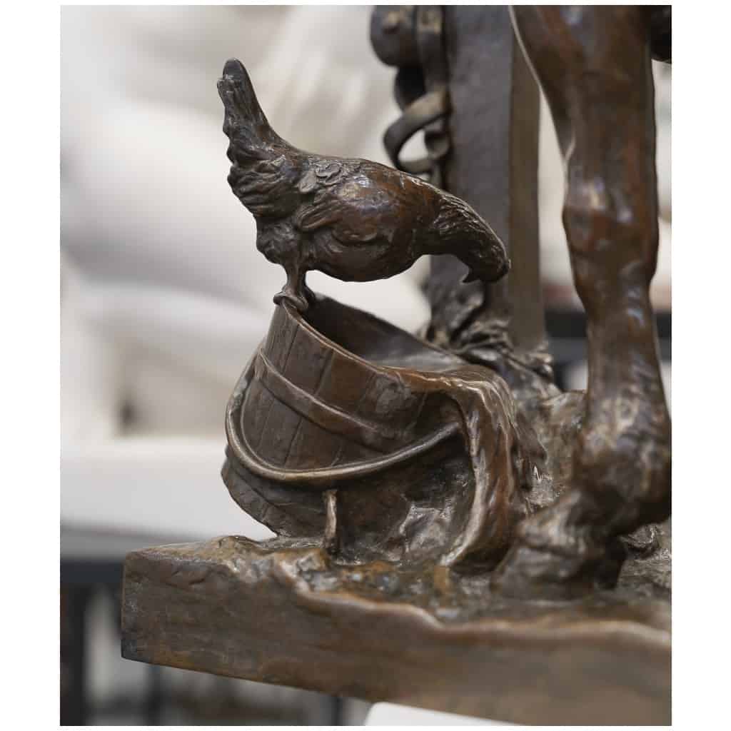 Sculpture – Cheval De Renfort , Arthur Jacques Le Duc (1848 – 1918) – Bronze 9