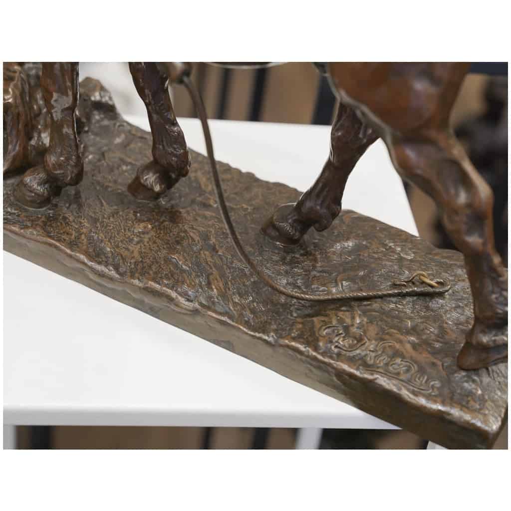 Sculpture – Cheval De Renfort , Arthur Jacques Le Duc (1848 – 1918) – Bronze 15
