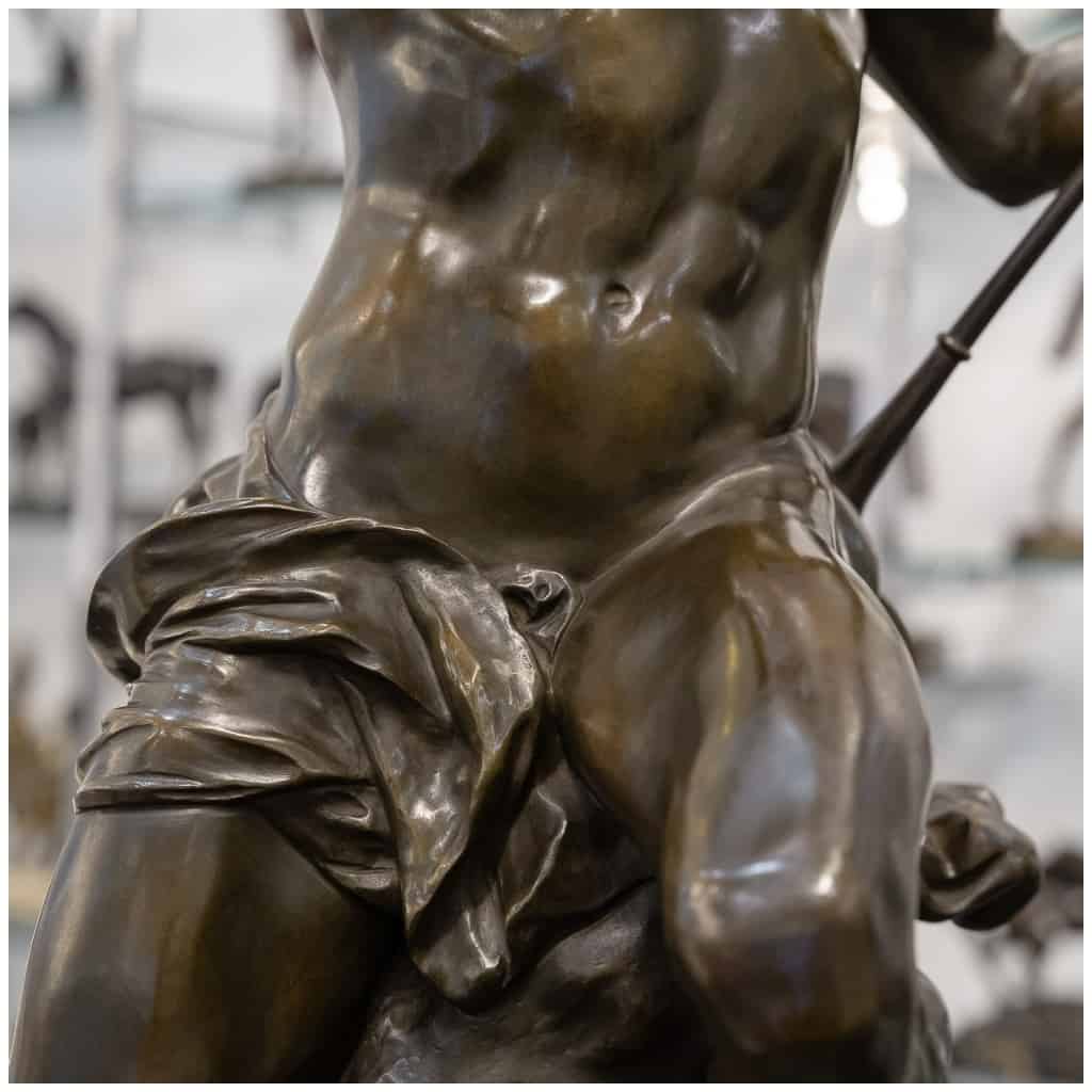 Sculpture – “The Sower of Ideas”, Émile – Louis Picault (1833-1915) – Bronze 4