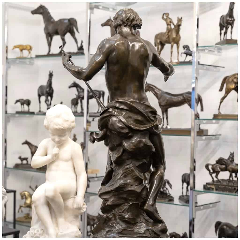 Sculpture – “The Sower of Ideas”, Émile – Louis Picault (1833-1915) – Bronze 10