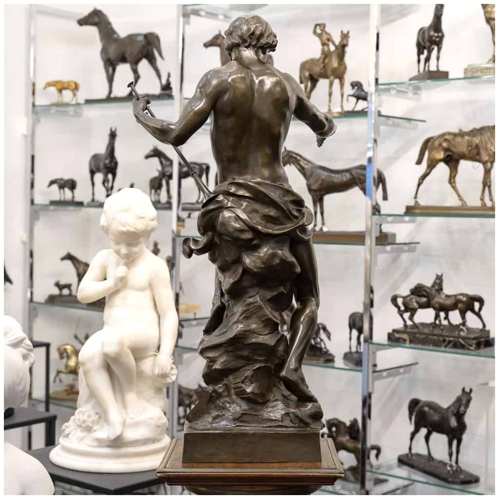 Sculpture – “The Sower of Ideas”, Émile – Louis Picault (1833-1915) – Bronze 7