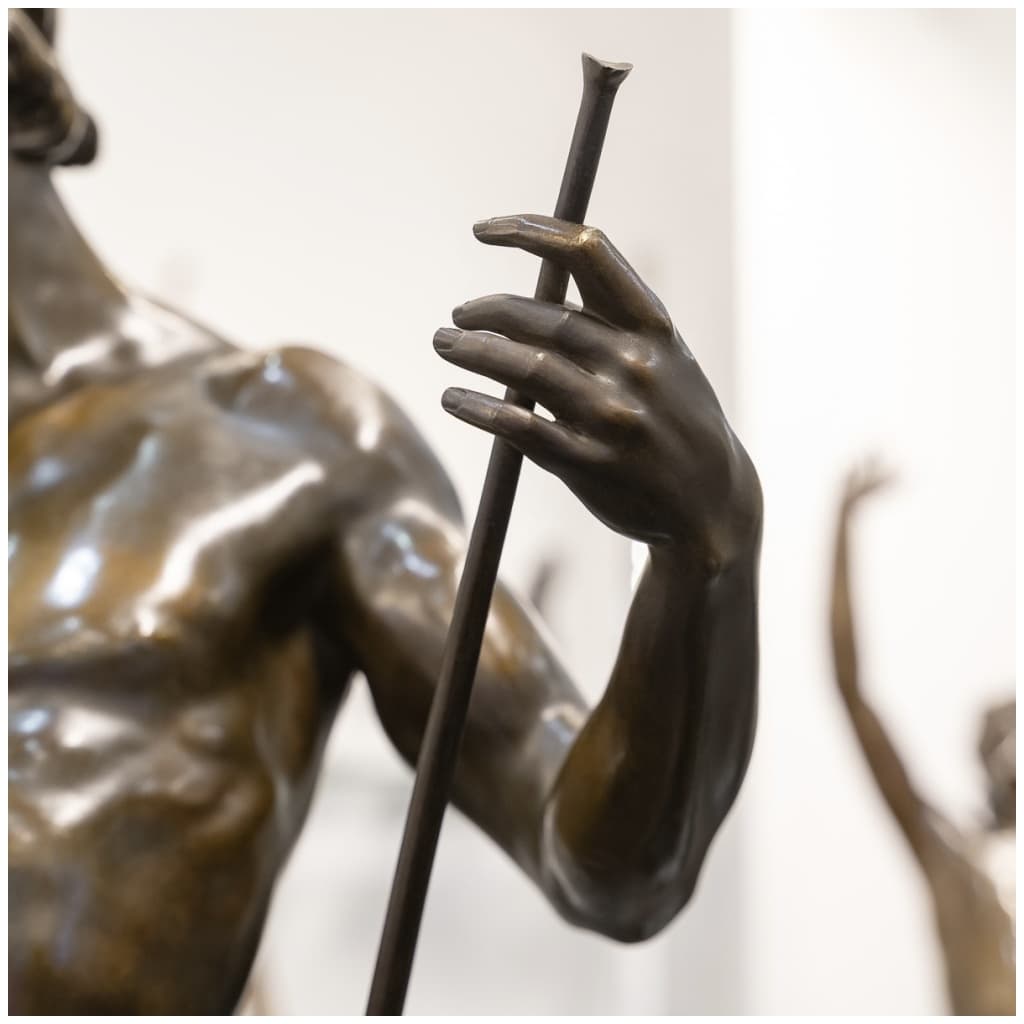 Sculpture – “The Sower of Ideas”, Émile – Louis Picault (1833-1915) – Bronze 5