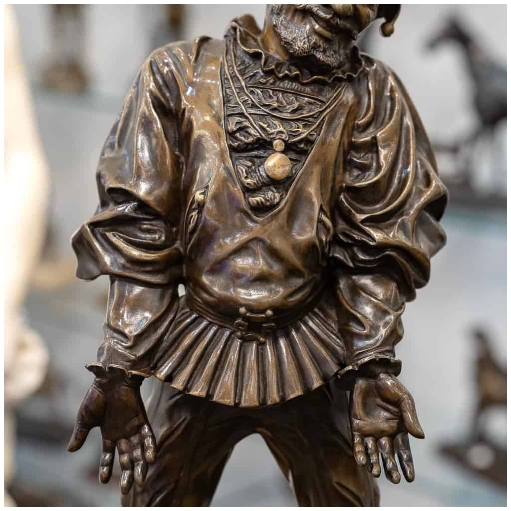 Sculpture – “Sont Ils Gentis”, Alfred Barye (1839-1895) – Bronze 9