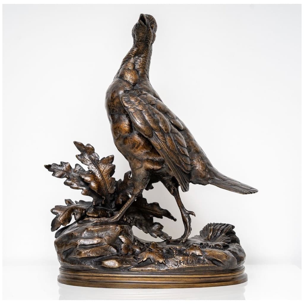 Sculpture – Partridge, Jules Moigniez (1835 – 1894) – Bronze 3