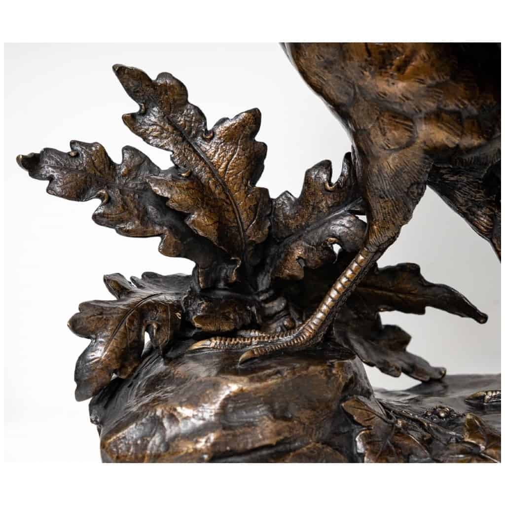 Sculpture – Partridge, Jules Moigniez (1835 – 1894) – Bronze 8