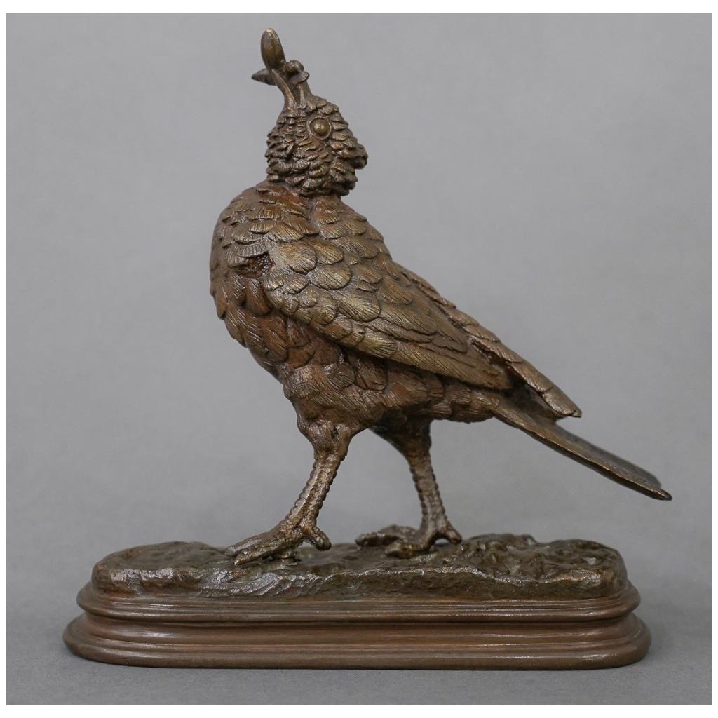 Sculpture – The Bird With The Bee, Jules Moigniez (1835-1894) – Bronze 3