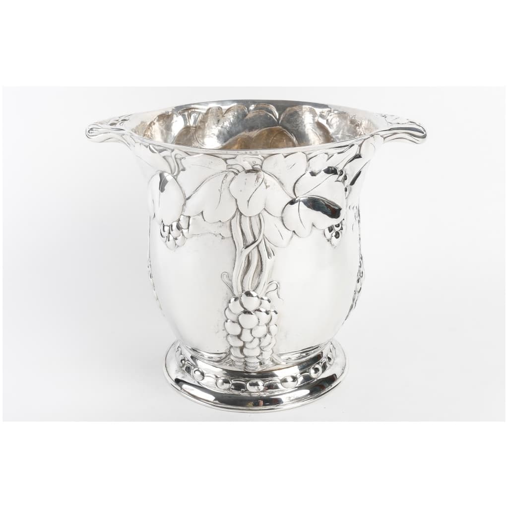 JEAN SERRIERE – PAIR OF SILVER COOLERS CIRCA 1900 4