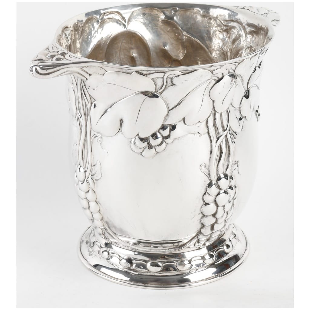 JEAN SERRIERE – PAIR OF SILVER COOLERS CIRCA 1900 8