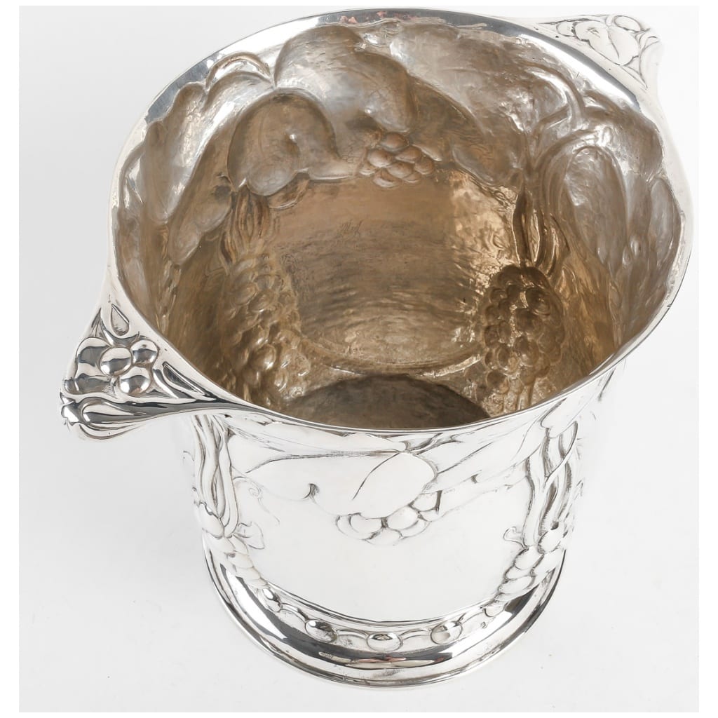 JEAN SERRIERE – PAIR OF SILVER COOLERS CIRCA 1900 11