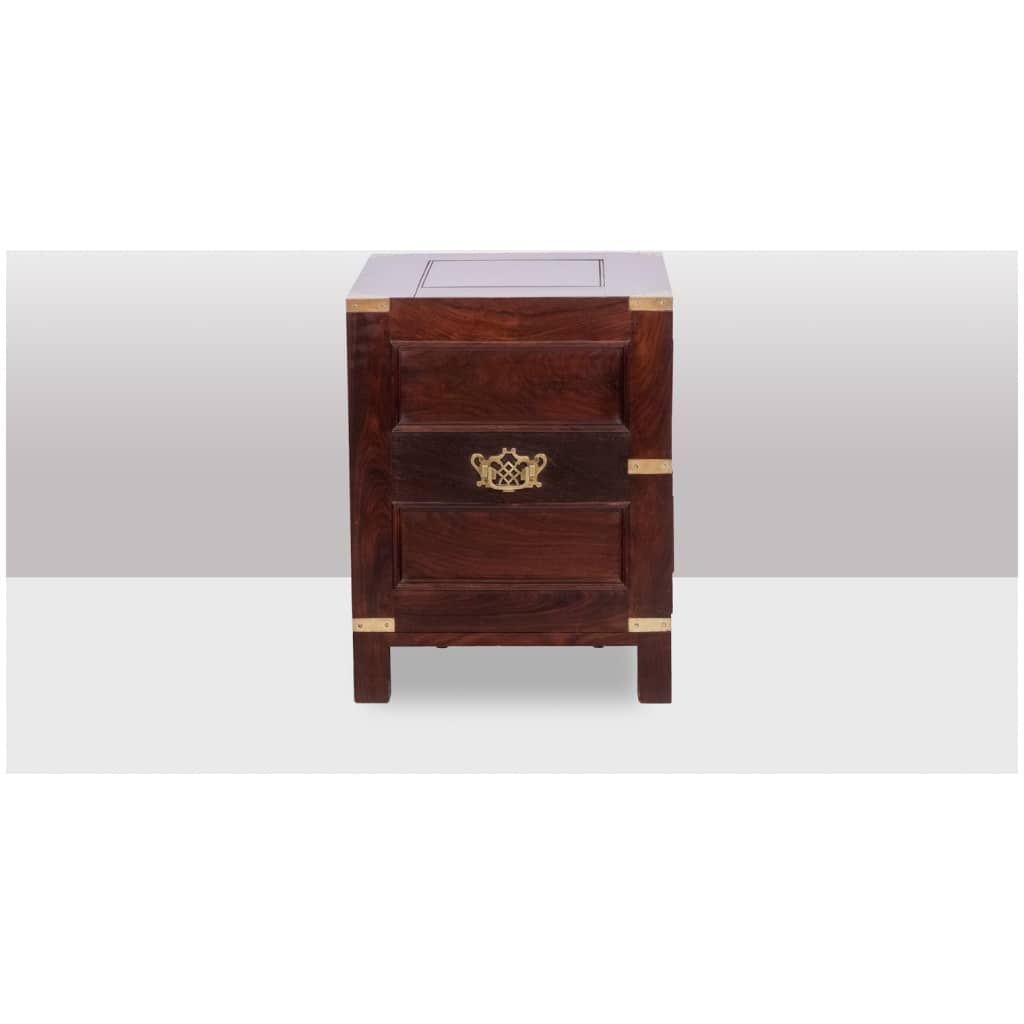 Mahogany marine chest of drawers. 1950s. 5