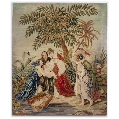 Orientalist style petit point tapestry. Circa 1880. 3