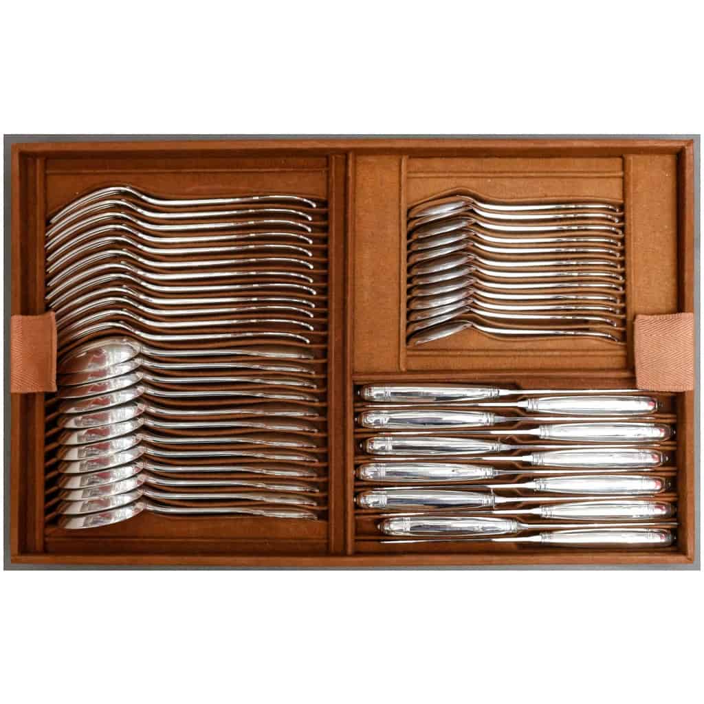 LAGRIFFOUL & LAVAL STERLING SILVER MENAGERE 152 PIECES 8